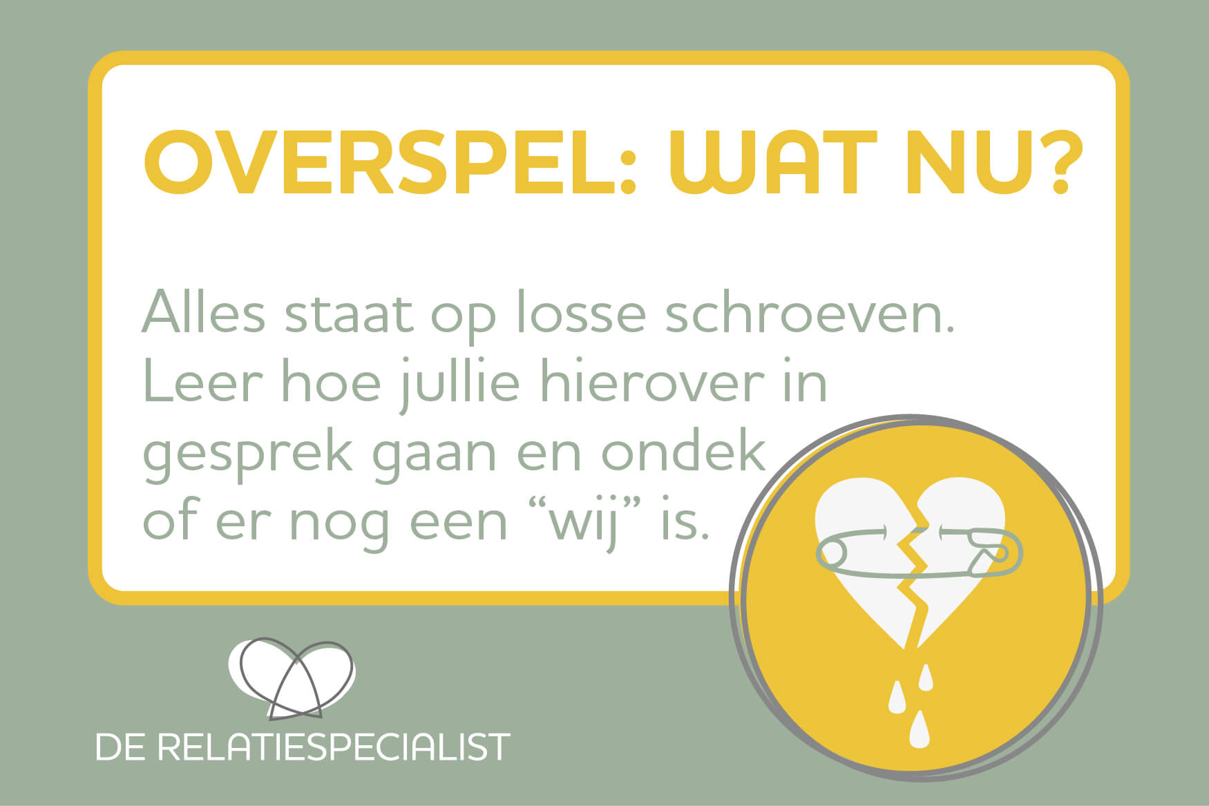 Overspel: Wat nu?