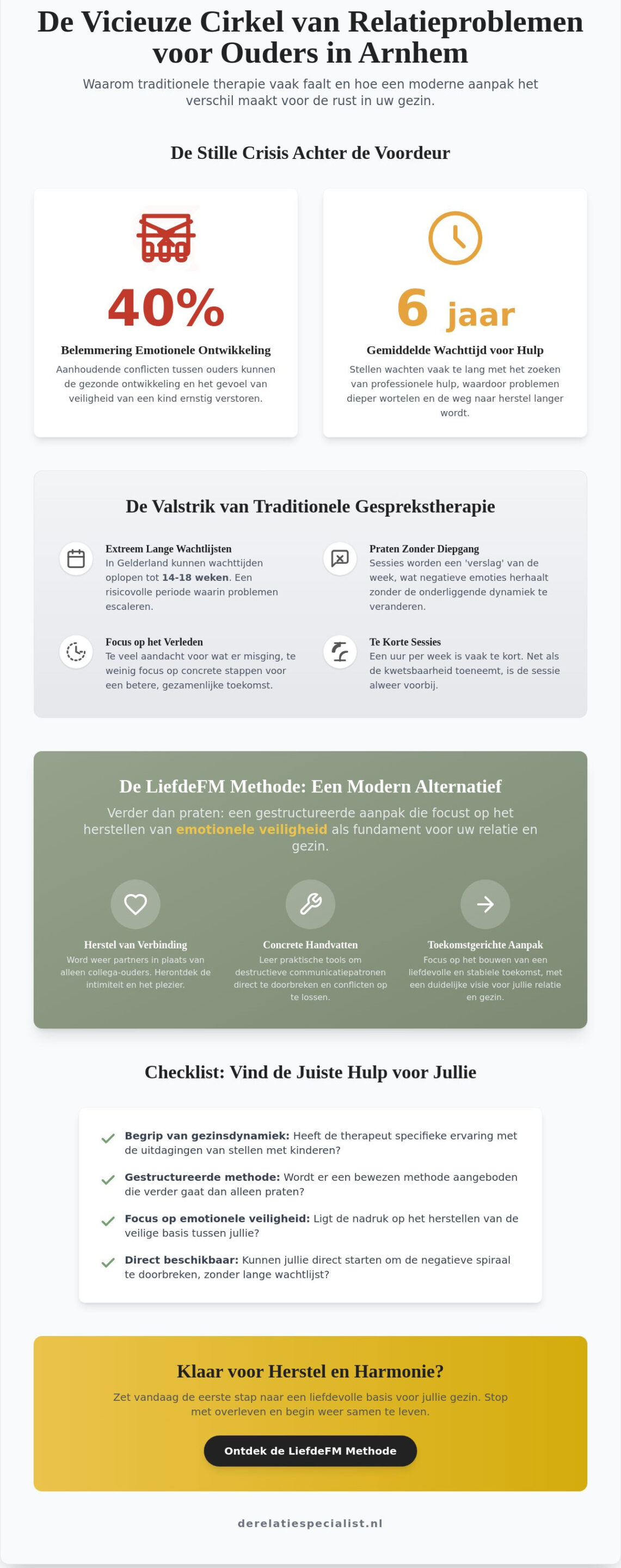 Relatietherapie in Arnhem: Waarom Ouders Kiezen voor een Nieuwe Aanpak