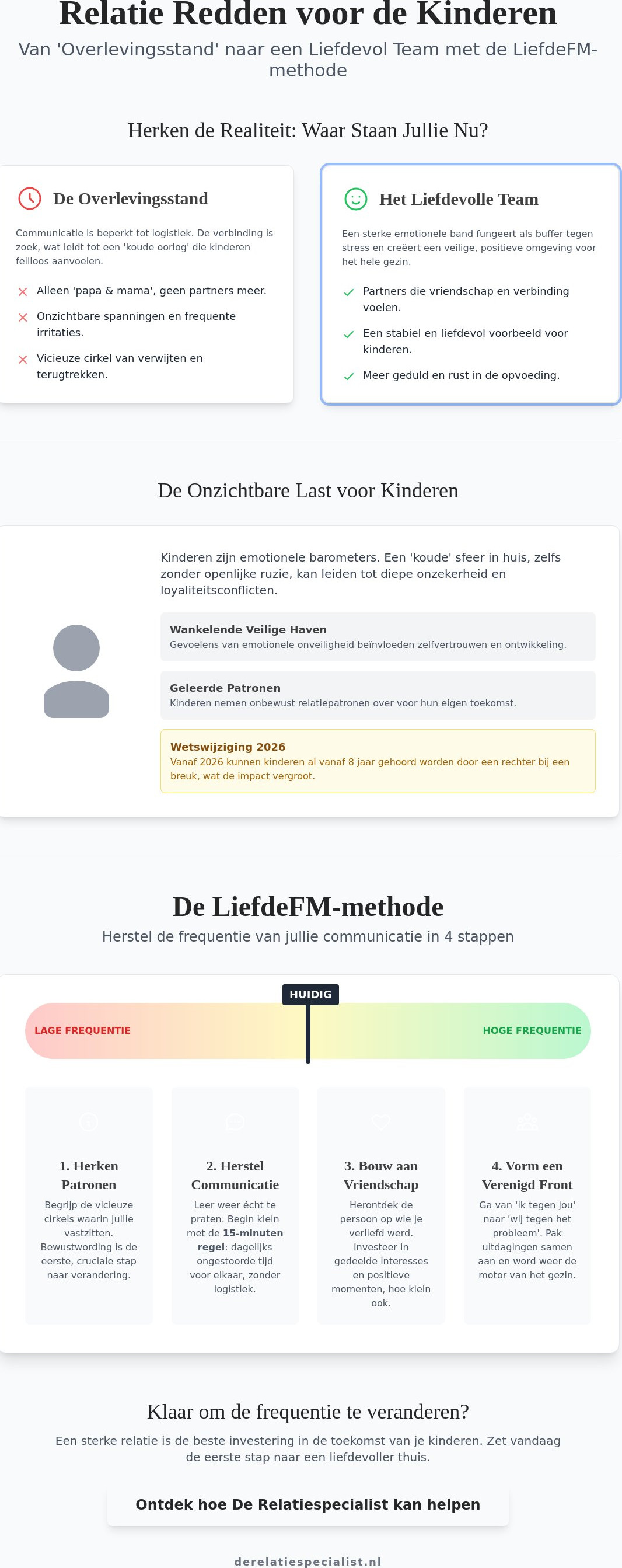 Relatie redden om scheiding te voorkomen met kinderen: Zo herstel je de verbinding (2026)